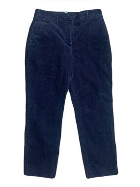 Boden Canonbury Cord Pants Trousers Navy Women's 10P - Inseam 25"